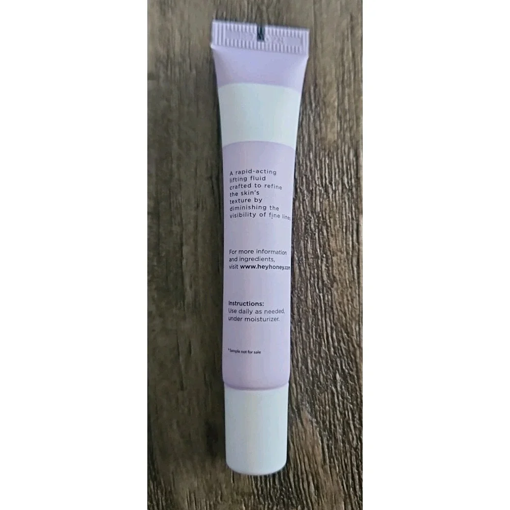 2 Hey Honey Elements Wrinkle Smoothing Multi Peptide Serum 8ml NEW DELUXE SAMPLE
